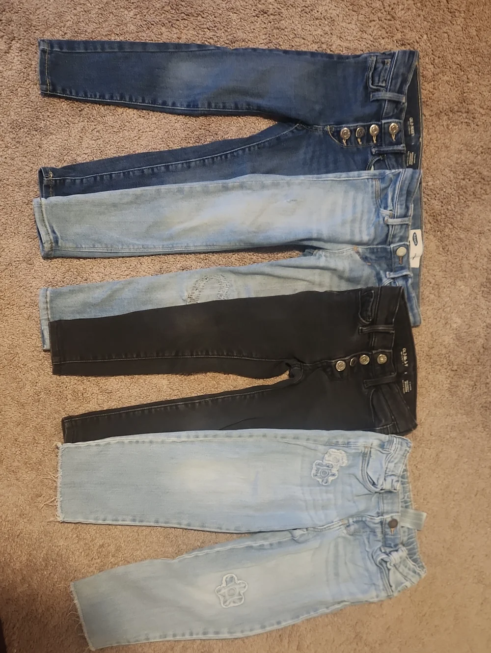 Lot Of Old Navy And Osh Kosh Jeans